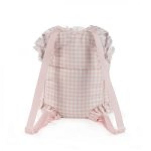 Mochila portabebes Tom vichy rosa