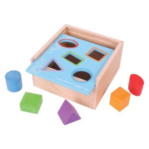 Caja de clasificación de formas y colores