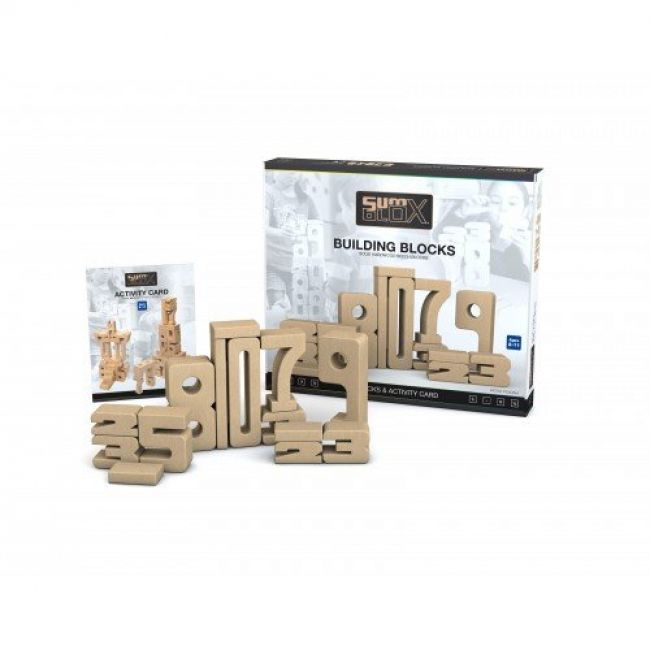 Juego de construccion numeros de madera SumBlox