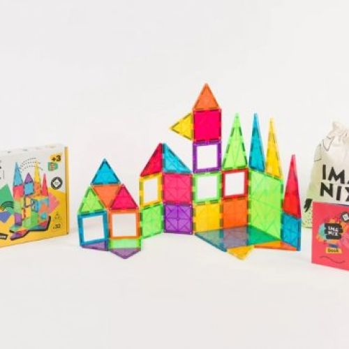 Imanix 32. Juego de construcción con piezas imantadas