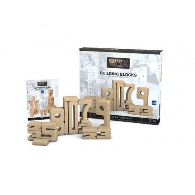 Juego de construccion numeros de madera SumBlox