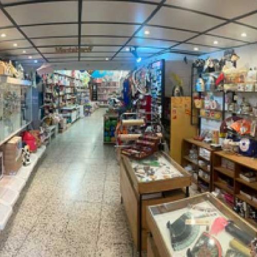 interior de tienda de juguetes